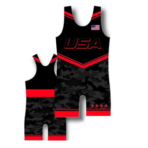 Sublimación personalizada Wrestling Singlets Hombres y niñas Wrestling Singlet Body Wear 2025-2026 - Product Image 4