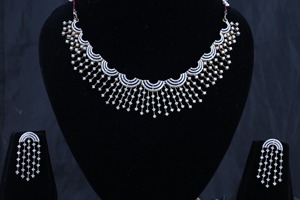 925 <b>Silver</b> Lab Grown VVS <b>Diamonds</b> Bridal <b>Necklace</b> 3mm 4mm Bracelet Spring Clasp Women Chain <b>Necklaces</b> at Affordable Price India - Product Image 4