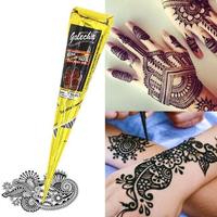 CONE AU HENNA NOIR PACK DE 12 PIÈCES | 25 GM CHACUN | GOLECHA HENNA CONE