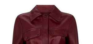 Manteau long pour femme de haute qualité, écologique, en cuir luxueux, boutons, fermeture éclair - Product Image 2