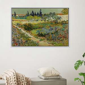 Lienzo impreso: arte de flores coloridas y vibrantes para una decoración elegante, 1 pieza: con marco blanco - Product Image 1