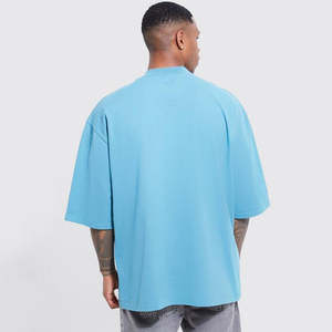 Camiseta Corta de Corte Cuadrado Extra Grande para Hombre, Algodón Grueso de 240-300 GSM, Precio Económico, Diseño de Corte Cuadrado con Hombros Caídos - Product Image 2