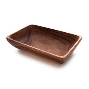 ชามเสิร์ฟอาหารตกแต่งบ้านดีไซน์คลาสสิก ชามไม้คุณภาพสูงสําหรับตกแต่งโต๊ะรับประทานอาหาร ชามเสิร์ฟอาหาร - Product Image 6