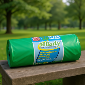 Set sacchi spazzatura 10 pz (170Lt) con legaccio MILADY Verde V 982194 - Product Image 3
