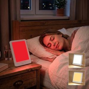 <span class=keywords><strong>Lampe</strong></span> de <span class=keywords><strong>luminothérapie</strong></span> portable à lumière rouge 10000 <span class=keywords><strong>Lux</strong></span>, <span class=keywords><strong>lampe</strong></span> SAD à température de couleur réglable, <span class=keywords><strong>lampe</strong></span> LED effet soleil pour l'hiver bleu - Product Image 1