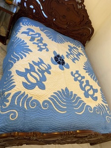 Vintage Traditional Kantha Quilt Good Quality Hand Stitching Reversible Lot Cotton Kantha Quilt Blanket Throw Bohemian <b>Bedspread</b> - Product Image 4