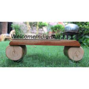 Chowki ขนาดเล็กทำด้วยมือของชาวอินเดียผลิตภัณฑ์ที่ทำจากไม้ - Product Image 4