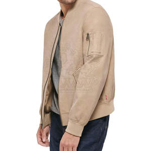 Veste d'hiver en cuir coupe-vent durable pour hommes, Offres Spéciales de haute qualité, vêtements pour hommes au meilleur design avec vestes de compétition - Product Image 2