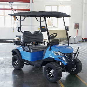 รถกอล์ฟไฟฟ้าแบบใหม่ แบตเตอรี่ลิเธียม 72v 6 ที่นั่ง รถ UTV 4x4 เครื่องยนต์เบนซิน วิทยุ DAB รถคลับคาร์ ยานยนต์ที่ใช้แก๊ส - Product Image 6