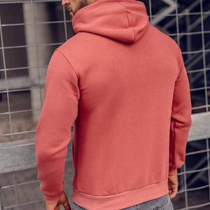Sweat à capuche épais et chaud pour homme, uni, avec poche zippée, coupe ample, en molleton bouclette, style sport décontracté - Product Image 5