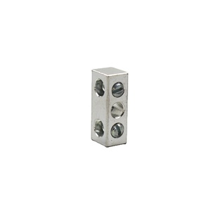 Nouveau bornier à vis double barillet 250 MCM à 6 AWG, connecteur à cosses mécaniques en aluminium pour câblage de bus - Product Image 1