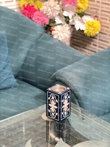 Quemador de incienso de nácar de madera hecho a mano de lujo, diseño árabe tradicional de Mubkhar, regalo religioso para el hogar para otoño a granel - Product Image 2