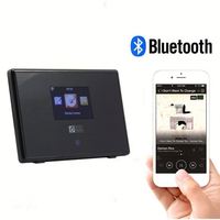 Sintonizador de radio WLAN con pantalla a color grande, con transmisión de música, con pantalla grande a color, 2 unidades