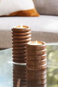 PRODUCTS HOLDER <b>CANDLE</b> HOLDER WOODEN <b>CANDLE</b> <b>STAND</b> FOR HOME Decoration Best Selling <b>Candle</b> Pillar Holder by Antique Creations - Product Image 2