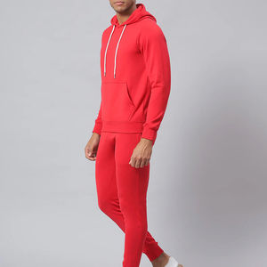 Chándal Deportivo Informal con Capucha para Hombre, Transpirable, 100% Algodón, Ecológico, para Entrenamiento Atlético, Tacto Suave, Moderno - Product Image 3