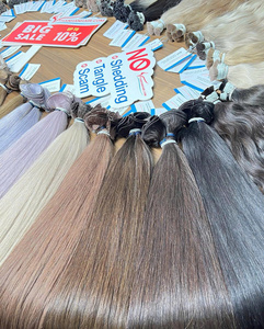 Extensiones de Cabello Humano Vietnamita Natural de Primera Calidad, Estilo de Trama Cosida a Mano, Precio al por Mayor de la Más Alta Calidad, Todos los Colores - Product Image 2