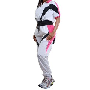 Colorblock 2 Piece <b>Short</b> Sleeve Windbreaker Set Custom Windbreaker Pants 2026 - Product Image 5