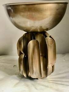 Jardinière en métal Pot de fleur fer laiton antique tailles idéal décor à la maison idéal pour les plantes d'intérieur Pot en métal - Product Image 3