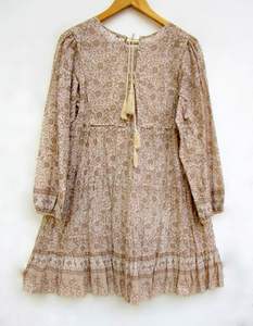 ชุดเดรสยาวพิมพ์ลายวินเทจสำหรับผู้หญิงมาใหม่ชุดเดรสลำลองสำหรับผู้หญิงใส่ในฤดูร้อน - Product Image 3