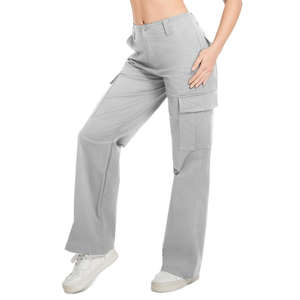 กางเกงคาร์โก้ผ้าแคนวาสดีไซน์ล่าสุด สไตล์ลำลอง ปิดด้วยเชือกผูกเอว ระบายอากาศได้ดี น้ำหนักเบา สำหรับผู้ชาย สีพื้นเรียบแบบสั่งทำ สไตล์ไฮสตรีท - Product Image 4