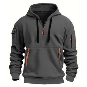 Jersey de 345G de alta calidad para hombre, sudaderas con capucha para hombre, sudaderas con capucha de felpa francesa de gran tamaño, sudaderas con capucha personalizadas en blanco, sudadera para Unisex - Product Image 1