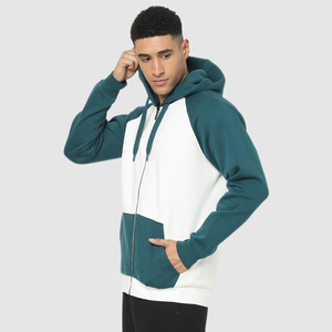 Sweatshirts en molleton zippés unisexes de haute qualité Logo OEM Vêtements d'extérieur zippés confortables avec poches zippées latérales pour l'hiver - Product Image 4