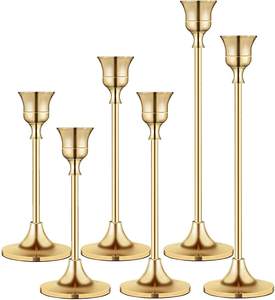 <b>Candle</b> <b>Holder</b> Menorah <b>Bronze</b> Metal Decorating 9 Arms Candelabra Customizable Nickle & Brass Color Candlestick <b>Holder</b> - Product Image 4