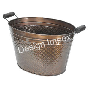 Bac à boisson antique avec poignée grand stockage refroidisseur de vin boissons froides peut refroidisseur Champagne bière refroidisseur de vin grand seau - Product Image 3