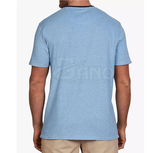 Camiseta de fabricación profesional para hombre, nuevo diseño, logotipo personalizado, tela de punto de fibra de algodón/bambú disponible, precio al por mayor - Product Image 2