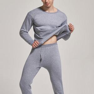 Conjunto de ropa interior clásica de calidad superior, ropa interior térmica de Color sólido, traje de hombre transpirable de talla grande, venta al por mayor, ODM personalizado - Product Image 6