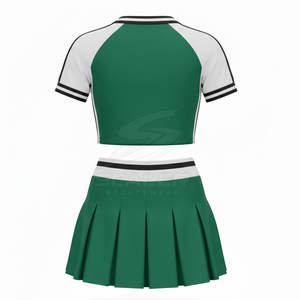 Uniforme de cheerleading sur mesure, couleur et design personnalisés, pour activités de plein air et entraînements en salle, pour une utilisation durable. - Product Image 2