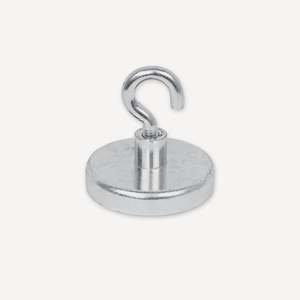 Gripper piatto in ferrite Ø40x8mm con gancio - Product Image 1