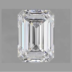 Diamante de Laboratorio en Stock, Corte Esmeralda de 1 Quilate, VS1, Color D, Brillo Intenso, Certificado IGI, Diamante Cultivado en Laboratorio - Product Image 1