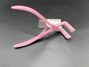 Vente en gros de pinces professionnelles d'extension de cheveux en acier inoxydable de qualité supérieure pour bébé rose outils d'extension de cheveux avec logo personnalisé - Product Image 3