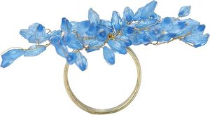 Ronds de serviette de Noël indiens Décor de table exclusif pour les mariages et les fêtes avec des serviettes de Noël en polyéthylène en papier - Product Image 4