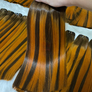 Pour le Bénin vendeur de cheveux humains os droit 100% Super Double dessiné luxe os cheveux raides Original - Product Image 4