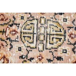 6x9.1 ft Rug, Vintage Turkish Large Rug, <b>Brown</b> <b>Wool</b> Rug - Product Image 5