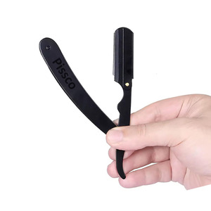 Stainless Steel Manual Shaver Straight Edge Safety <b>Razor</b> <b>Mens</b> Grooming Hair Removal Shaving <b>Razors</b> - Product Image 6