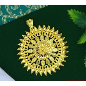 Pendentif breloques dubai indien à la mode plaqué or pendentif ensemble de bijoux de mode bijoux pendentif - Product Image 3