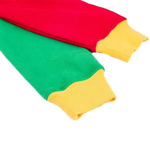 Sudadera con capucha de bloque de color de invierno, venta al por mayor, sudadera de gran tamaño personalizada para hombre, sudaderas con capucha de etiqueta privada de lana 2025 - Product Image 4