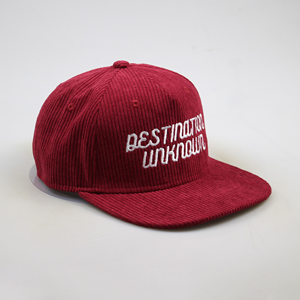 Wholesale Custom Unisex American Vintage Sports Style 5 Panel Corduroy <b>Beanie</b> Hats Breathable <b>Waterproof</b> Hand Knitted High - Product Image 3