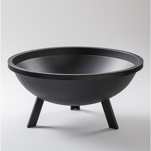 Brasero en métal artisanal, idéal pour le chauffage extérieur et l'usage décoratif dans les jardins, les terrasses et les zones de sièges ouvertes - Product Image 6