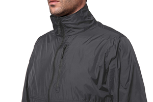 Chaqueta cortavientos personalizada unisex, ropa de abrigo impermeable ligera OEM para deportes al aire libre, chaqueta de calle de moda - Product Image 3