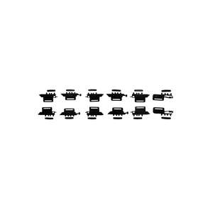 Kit de réparation de toit ouvrant pour Peugeot 307 Sw 407 Ensemble de 24 - Product Image 2