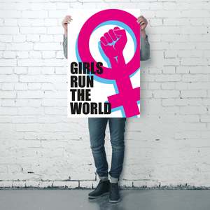 Affiche sur toile « Modern Girls Run the World » pour décoration murale - Product Image 4