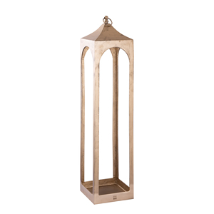 Vente chaude Style Marocain Or Métal Lanterne De Luxe Ramadan Décoration De La Maison Impression Personnalisée À La Main De Noël Bougeoirs - Product Image 1