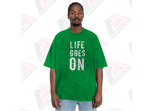 Camiseta de lavado ácido para hombre con estilo Diseño de moda cómodo con apliques ecológicos para el verano en Denim Batik Corduroy - Product Image 2