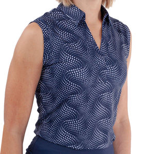 Golf de secado rápido de poliéster 100% para mujer, camisetas de polo, logotipo personalizado transpirable, Golf táctico informal para Polo con sólido para mujer - Product Image 5