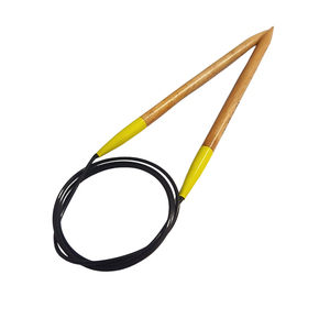 Aiguilles à tricoter circulaires en bambou avec logo personnalisé du fabricant pour hôtels et travaux d'aiguille - Product Image 3