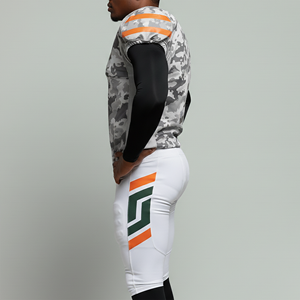 Maillots de football américain professionnels 100 % polyester sur mesure, design camouflage personnalisé, manches courtes, respirants, uniformes d'équipe - Product Image 6